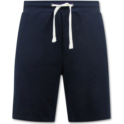 Textil Muži Tříčtvrteční kalhoty Enos 150502116 Modrá