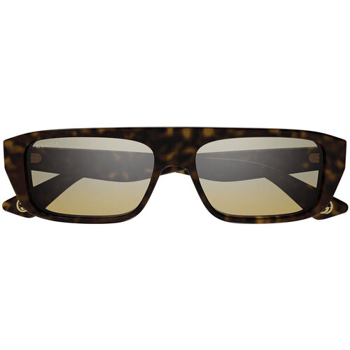 Hodinky & Bižuterie sluneční brýle Gucci Occhiali da sole  GG1617S 002 Hnědá