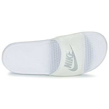 Nike BENASSI JUST DO IT W Bílá / Stříbrná       