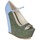 Boty Ženy Lodičky John Galliano S54261 Modrá / Zelená