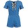 Textil Ženy Overaly / Kalhoty s laclem Manoush LACET Modrá