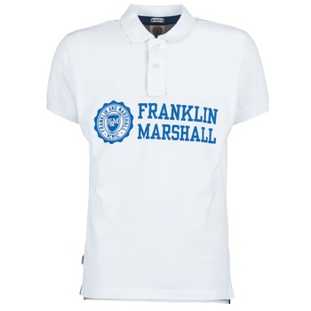 Textil Muži Polo s krátkými rukávy Franklin & Marshall AYLEN Bílá