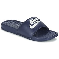 Boty Muži pantofle Nike BENASSI JDI Modrá / Bílá