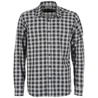Textil Muži Košile s dlouhymi rukávy Yurban FLENOTE Černá / Bílá