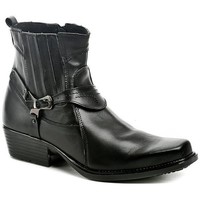Boty Muži Kotníkové boty Koma 1025 černé pánské westernové boty Černá