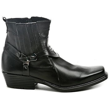 Koma 1025 černé pánské westernové boty Černá