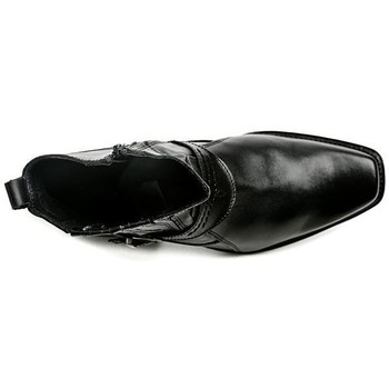 Koma 1025 černé pánské westernové boty Černá