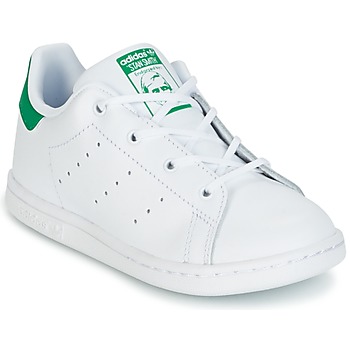 Boty Děti Nízké tenisky adidas Originals STAN SMITH I Bílá / Zelená