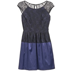 Textil Ženy Krátké šaty Naf Naf LYLITA Černá / Tmavě modrá