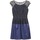 Textil Ženy Krátké šaty Naf Naf LYLITA Černá / Tmavě modrá