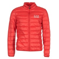 Textil Muži Prošívané bundy Emporio Armani EA7 TRAIN CORE ID DOWN LIGHT JKT Červená