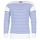 Textil Muži Trička s dlouhými rukávy Armor Lux DISJON Bílá / Modrá