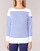 Textil Ženy Trička s dlouhými rukávy Armor Lux ROADY Bílá / Modrá