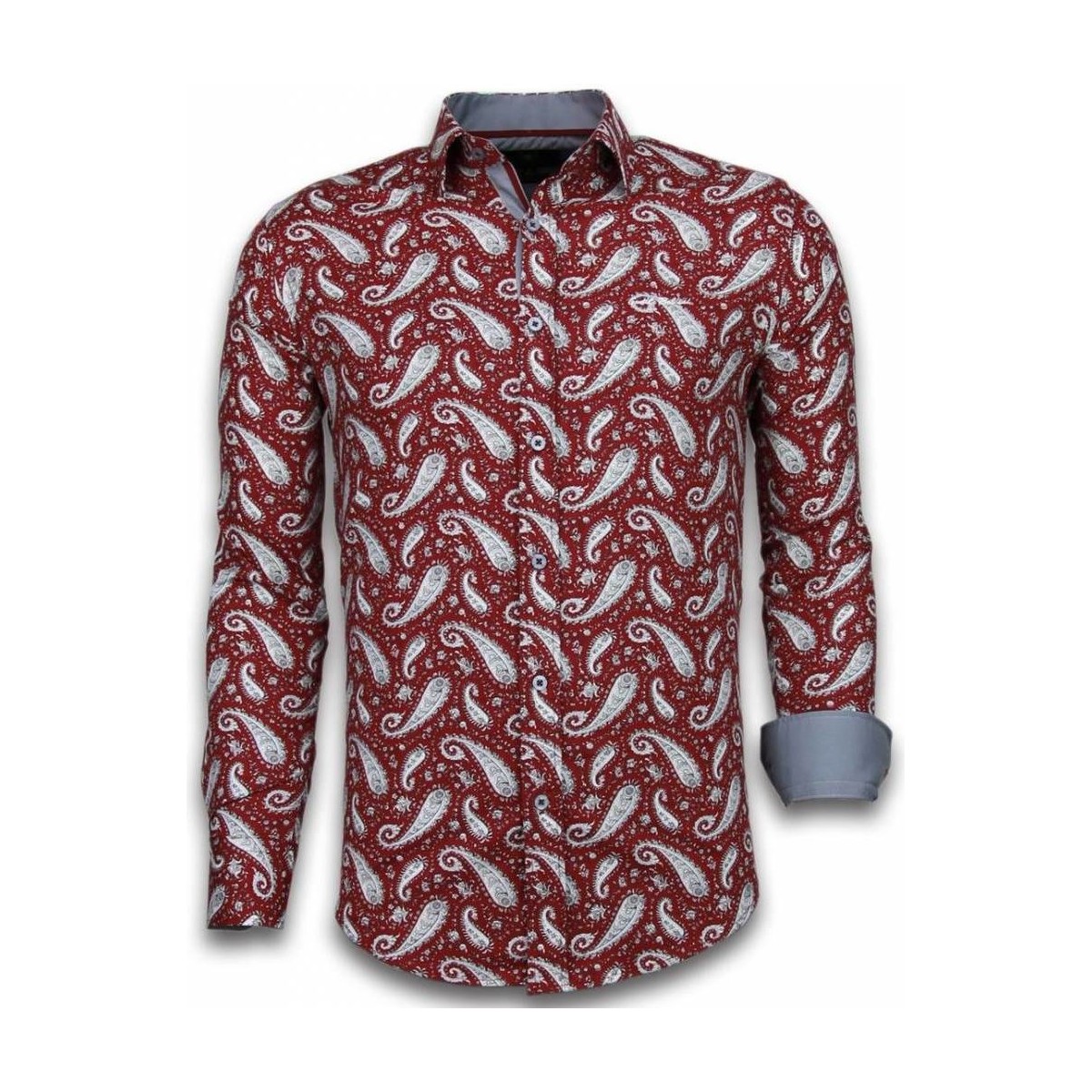 Textil Muži Košile s dlouhymi rukávy Tony Backer 51159545 Červená