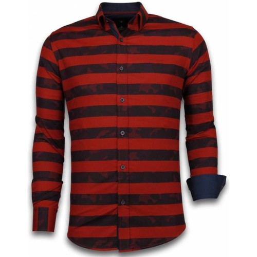 Textil Muži Košile s dlouhymi rukávy Tony Backer 51165593 Červená