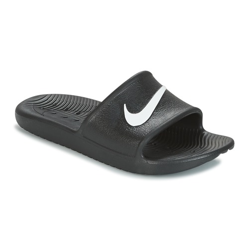 Boty Muži pantofle Nike KAWA SHOWER SLIDE Černá / Bílá