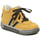 Boty Dívčí Bačkůrky pro miminka Pegres 1401 Elite žluté dětské botičky Žlutá