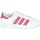 Boty Dívčí Nízké tenisky adidas Originals SUPERSTAR J Bílá / Růžová