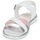 Boty Dívčí Sandály Citrouille et Compagnie IZOEGL Bílá / Růžová / Stříbřitá