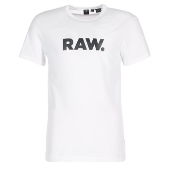 Textil Muži Trička s krátkým rukávem G-Star Raw HOLORN R T S/S Bílá