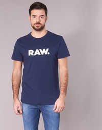 Textil Muži Trička s krátkým rukávem G-Star Raw HOLORN R T S/S Tmavě modrá