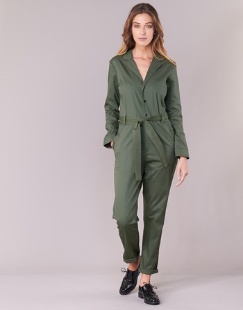 Textil Ženy Overaly / Kalhoty s laclem G-Star Raw DELINE JUMPSUIT WMN L/S Khaki