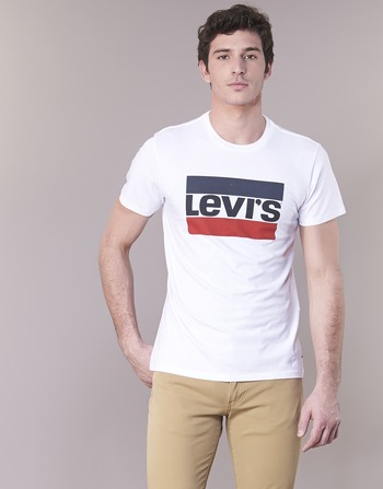 Textil Muži Trička s krátkým rukávem Levi's GRAPHIC SPORTSWEAR LOGO Bílá