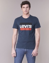 Textil Muži Trička s krátkým rukávem Levi's GRAPHIC SPORTSWEAR LOGO Tmavě modrá