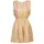 Textil Ženy Krátké šaty Manoush FLAMINGO Růžová / Žlutá
