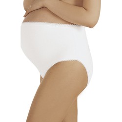 Textil Ženy Těhotenská móda Italian Fashion Těhotenské kalhotky Mama maxi white 