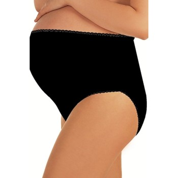 Textil Ženy Těhotenská móda Italian Fashion Těhotenské kalhotky Mama maxi black 