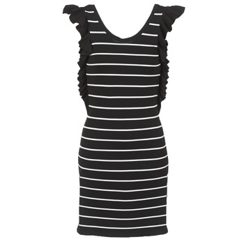 Textil Ženy Krátké šaty Vero Moda VMABHY Černá / Bílá