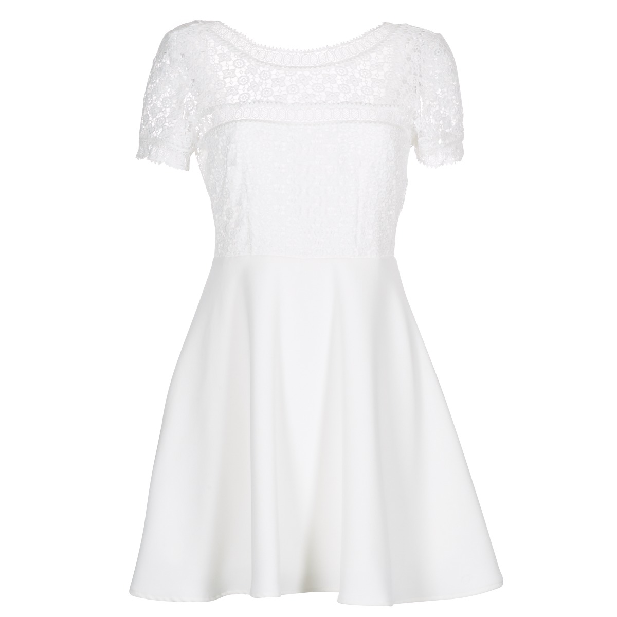 Textil Ženy Krátké šaty Betty London INLOVE Bílá