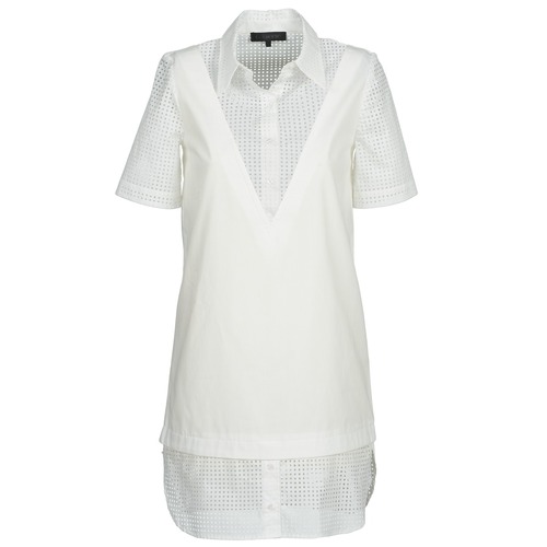 Textil Ženy Krátké šaty American Retro CHARLOTTE Bílá