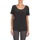 Textil Ženy Trička s krátkým rukávem Calvin Klein Jeans WAGMAR SILK Černá
