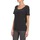 Textil Ženy Trička s krátkým rukávem Calvin Klein Jeans WAGMAR SILK Černá