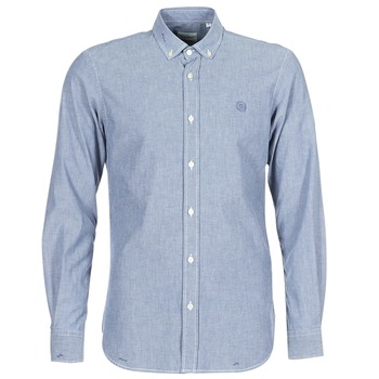 Textil Muži Košile s dlouhymi rukávy Serge Blanco 15 DOS Modrá