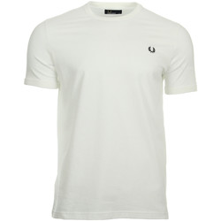 Textil Muži Trička s krátkým rukávem Fred Perry Ringer T-Shirt Bílá