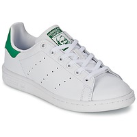 Boty Děti Nízké tenisky adidas Originals STAN SMITH J Bílá / Zelená