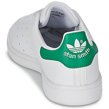 adidas Originals STAN SMITH J Bílá / Zelená