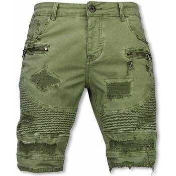 Textil Muži Tříčtvrteční kalhoty Enos 70957715 Zelená