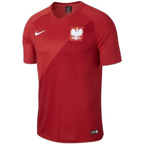 Textil Muži Trička s krátkým rukávem Nike Poland 2018 Breathe Top Červená