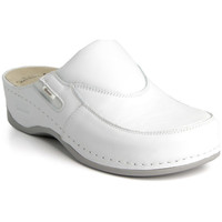 Boty Ženy Sandály Batz Dámske kožené biele šľapky FC10 Bílá