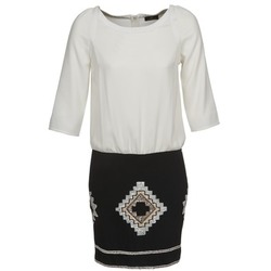 Textil Ženy Krátké šaty One Step RAMBOUTAN Bílá / Černá